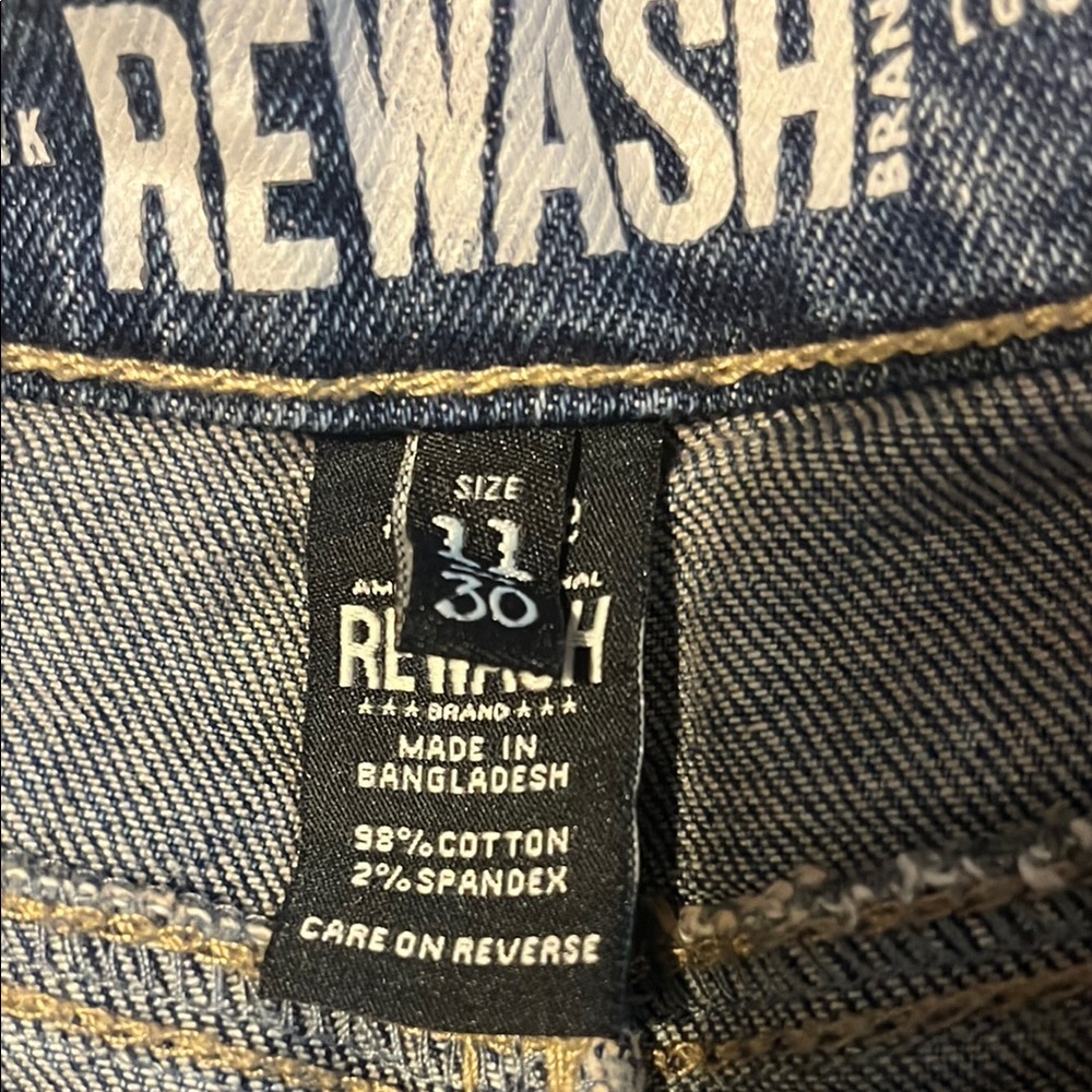 Rewash Super High Rise Shorts - Picture 4 of 4